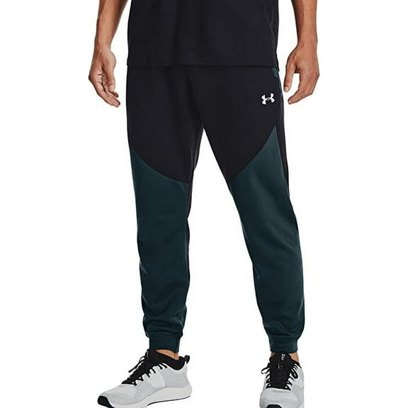 1359357 Under Armour Men's UA Dynasty Fleece Joggers Pants Black/White L