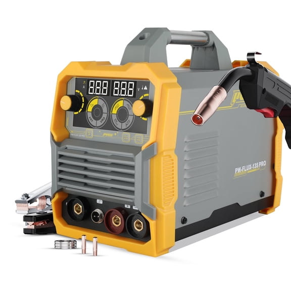 Puwu 135A 110V MIG Welder, 3-in-1 Flux Core with Thermal Protection & Hot Start