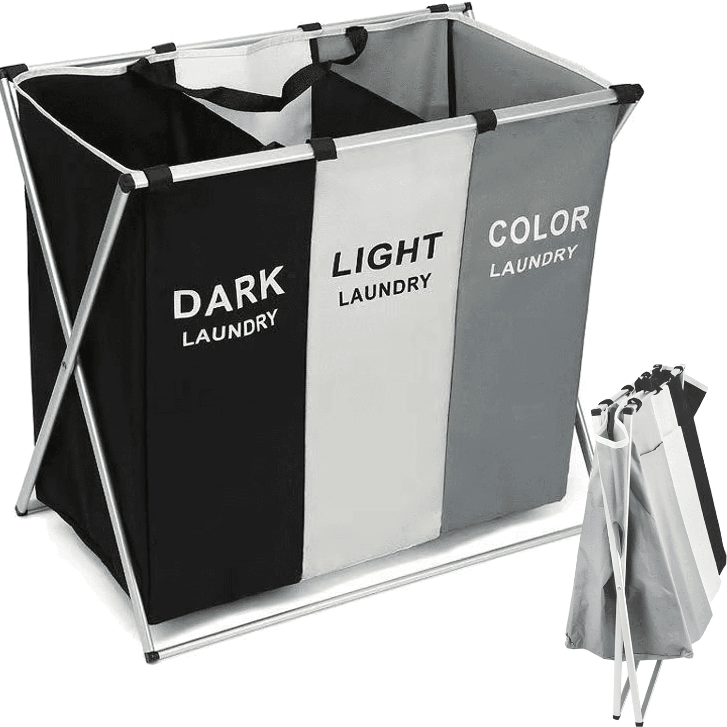 135L thickened version Clothes Laundry Hamper Sorter Waterproof Laundry