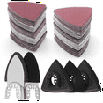thumbnail image 1 of 135Pcs Oscillating Tool Sanding Pads Kit, Triangle Sanding Pads Triangle Sandpaper,Finger Sanding Pads Finger Sandpaper, 1 of 7