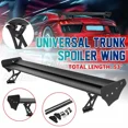 thumbnail image 1 of 135cm/53inch Adjustable Universal Car Rear Trunk Boot Lip Spoiler Wing Racing Wing Spoiler GT Style Racing Decoration Body Kit, 1 of 7