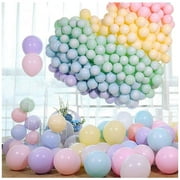 135pcs 12inch Macaron Color Party Balloons Combo, Suitable For Atmosphere Creation, For Valentine'S Day Birthday Party Surprise Decorations, Easter First Birthday Party