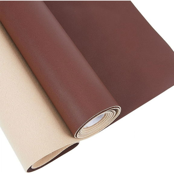 135x30cm Imitation Leather Fabric Flat Grain PU Leathercloth Leather Fabric for DIY Sewing Crafts Handbag Wallets Suitcase Sofa Seat Covers Patch Jewelry Making
