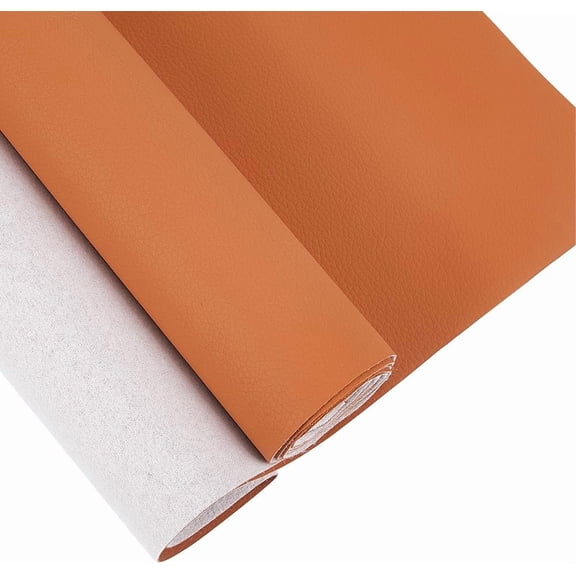 135x30cm Litchi Grain Leather Fabric Lychee Texture PU Leathercloth 1mm Thick Imitation Leather Sheets Fabric for DIY Sewing Crafts Bows Bag Earrings Jewelry Making Peru Peru