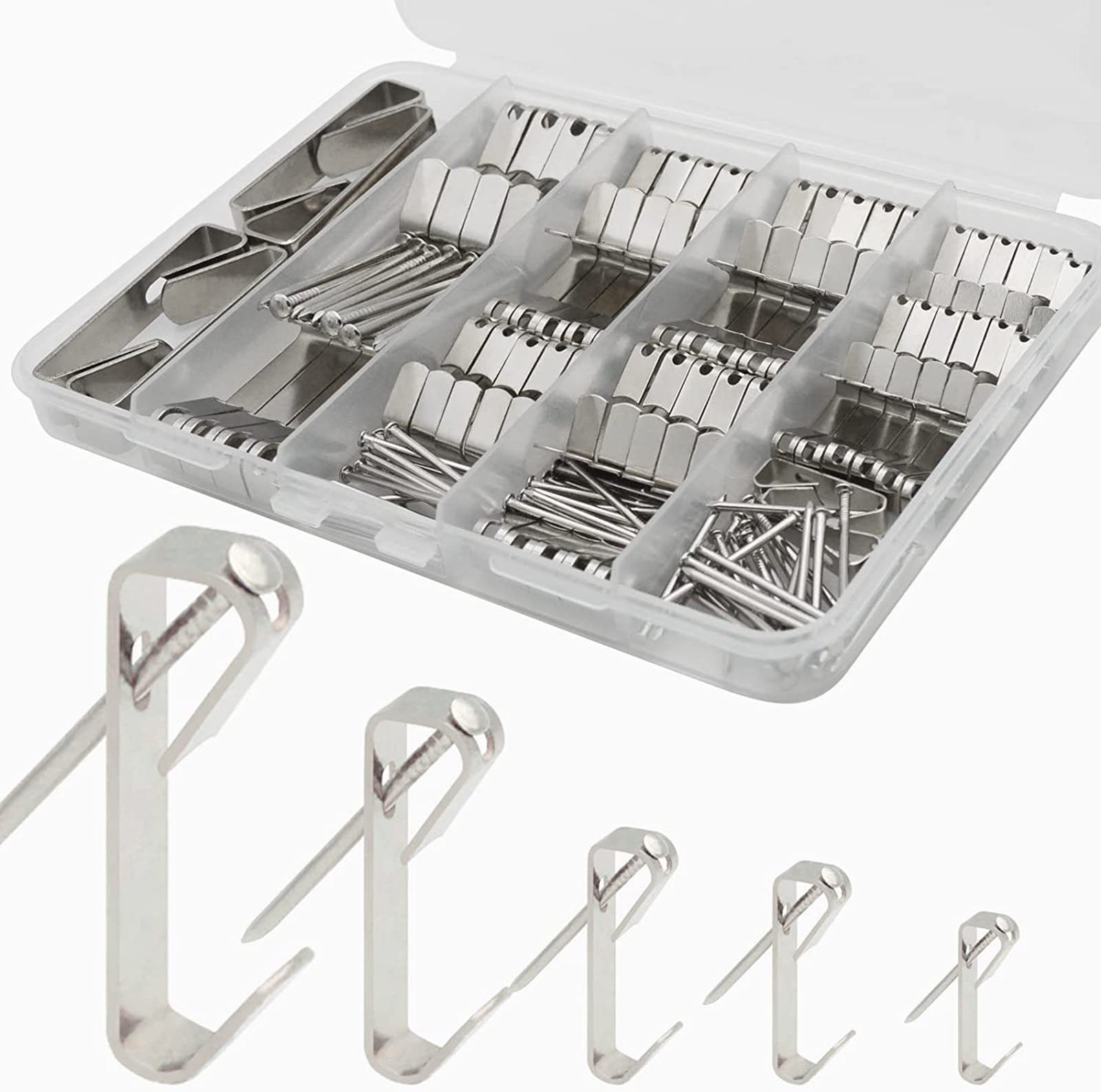 136 PCS Heavy Duty Wall Hanger Photo Wall Hardware Kits Picture Frame ...
