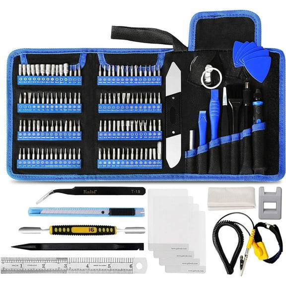 136 in 1 Electronics Repair Tool Kit Professional Precision Screwdriver Set Magnetic Drive Kit with Portable Bag