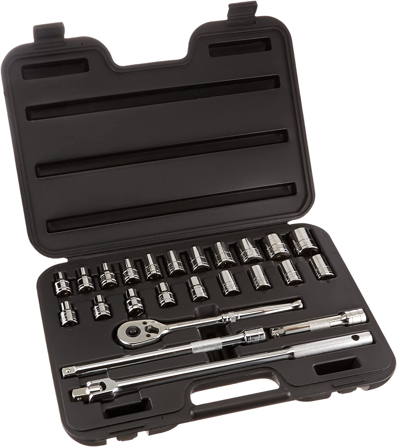 Beta 920A/SB8 Metric Socket Set - 8-Piece 1/2" Drive 6-Point Sockets 23mm-32mm On Rail
