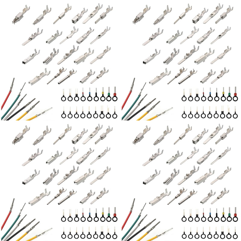 1360Pcs 1/1.5/1.8/2.2/2.8/3.5mm Terminal Pins Wire Harness Pin Male Female Automotive Electrical Connector Kit Car Wire