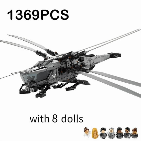 1369pcs Ideas Dune Atreides Royal Ornithopter Helicopter Construction Assemble Model 10327-Bricks For Holiday Birthday Gifts