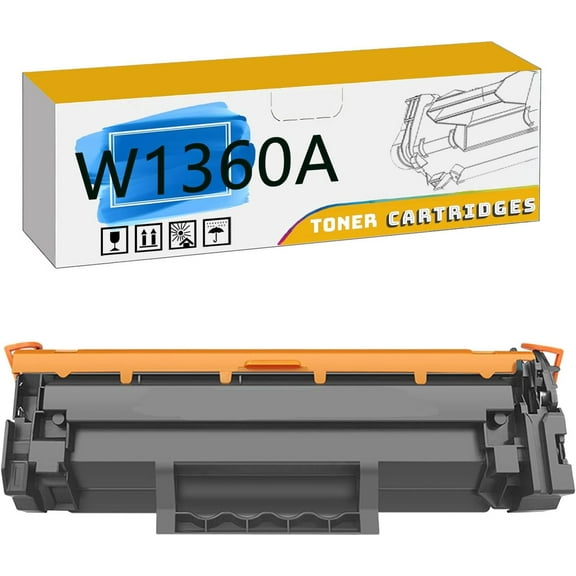 136A W1360A Toner Cartridge, Compatible for HP M211dw MFP M236sdw Printers【High Print Volume with Chip】