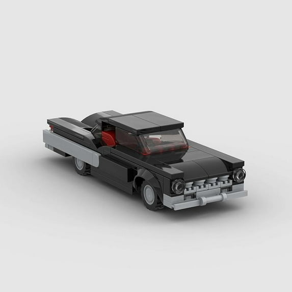 136PCS Corvette Biscayna MOC(compatible with mainstream brands)Speed Champions Racing Car Sports Model Garage Sets Building Blocks Famous Racers City Vehicle Technique DIY Bricks Toys (M10165)