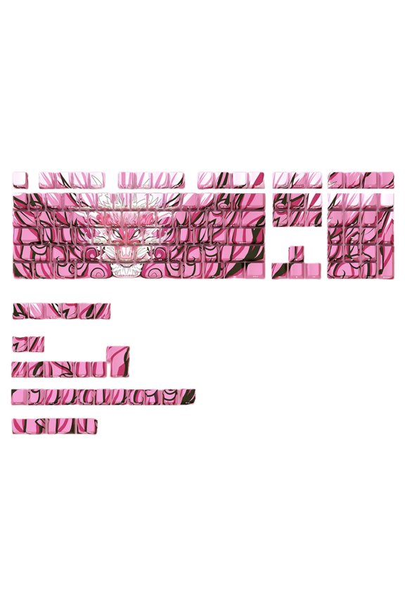 136PCS Orlong Keycaps Double Shot Side Print Backlit Keycaps For Mechanical Keyboard 108 96 NJ80 84 75 68 64 61