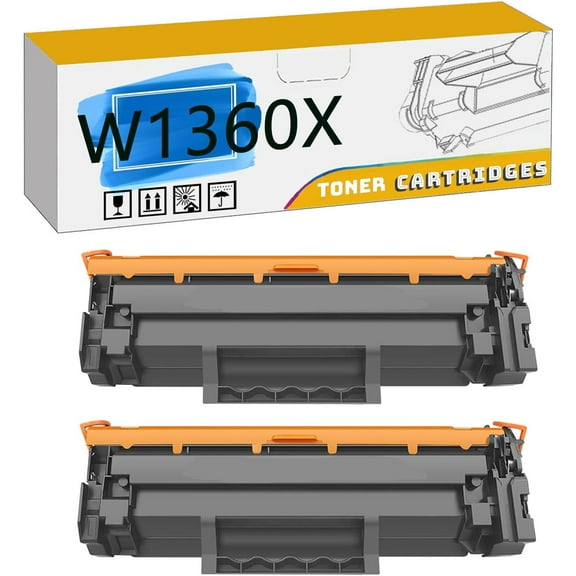 136X W1360X Toner Cartridge, Compatible for HP M211dw MFP M236sdw Printers【High Print Volume with Chip】