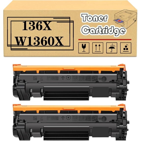 136X W1360X Toner Cartridges Compatible for HP M211dw MFP M236sdw Printers, High Yield 2,600 Pages