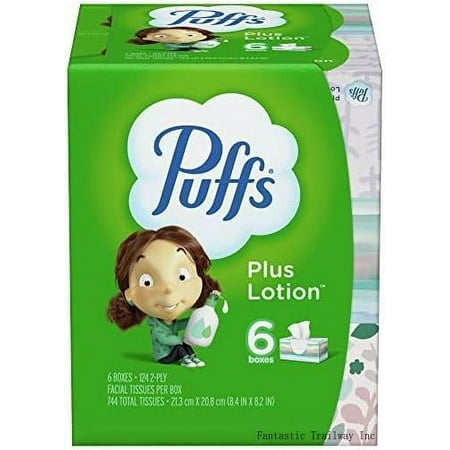137961 Plus Tissue 2-Ply 124 Sheets/Box 6 Boxes/Pack (39383)