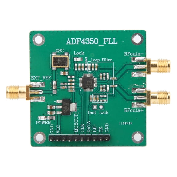 137M4.4GHz RF Signal Source Phase Locking Loop Frequency Synthesizer ADF4350 Development Board