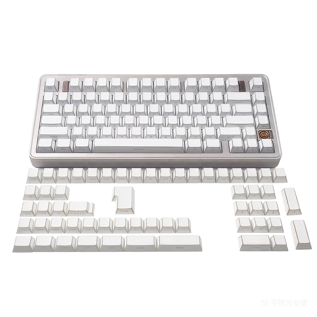 137Pieces PBT Keycaps Side Print For 61 To 108 Keys Mechanical Keyboard Double Shot Construction
