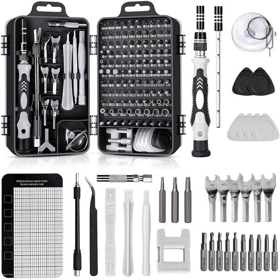 138 In 1 Mini Set Precision Screwdriver Kit Tools Small Box Torx Screwdriver Computer Laptop Disassembly For Macbook,Iphone,Repair,Glasses,Diy,Watch,Smartphone