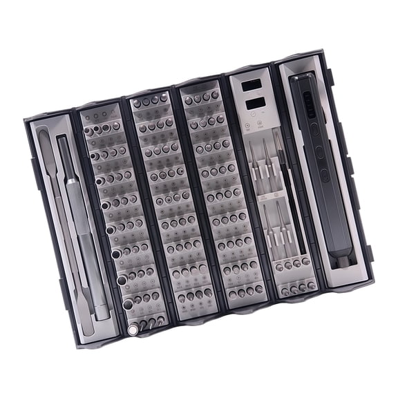 138 In 1 Cordless Power Screwdriver Set With LED Light For Home Appliance And Auto Maintenance