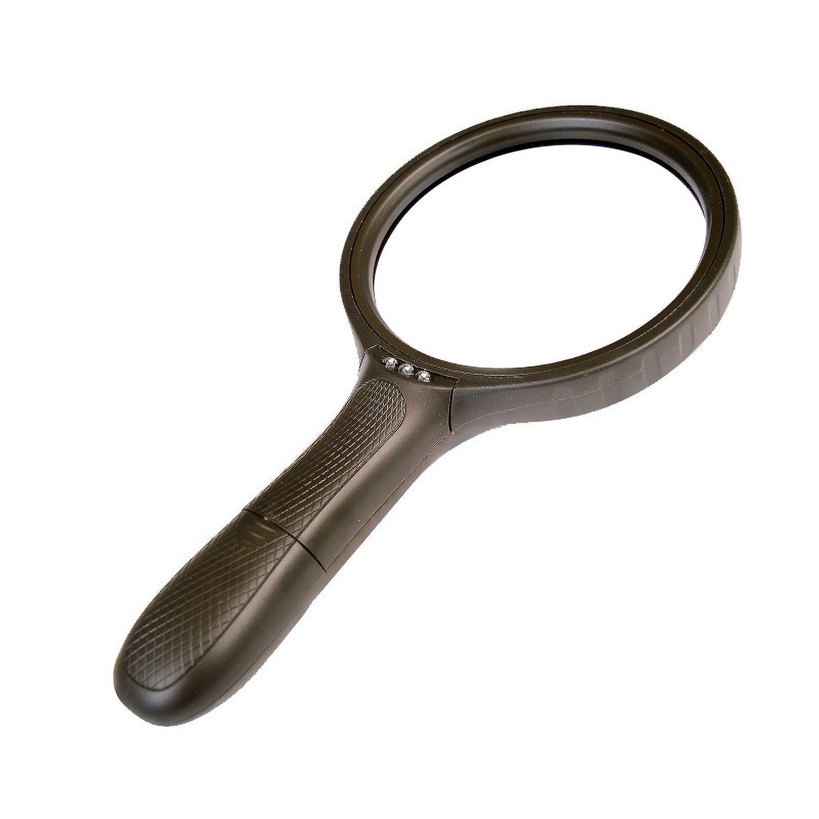 138 MM Magnifying Mirror with Lights 138mm Magnifier Lighted Handheld Glass Extra Large