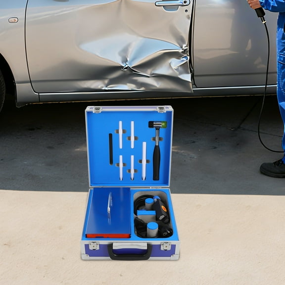 1380W Magnetic Induction Auto Body Removal Machine Portable Pro PDR Induction Heater Machine Kit Hot Box Body Repair Dent Removal for Auto Repair Shops