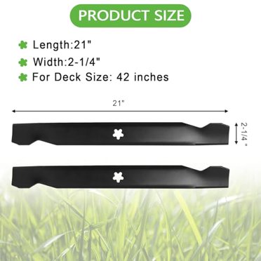 2 Sets AYP/Sears Heavy Duty Mower Blades – 134149 127843 138498 – 42” Cut