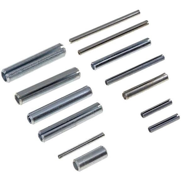 13850 Roll Pins Zinc Clear