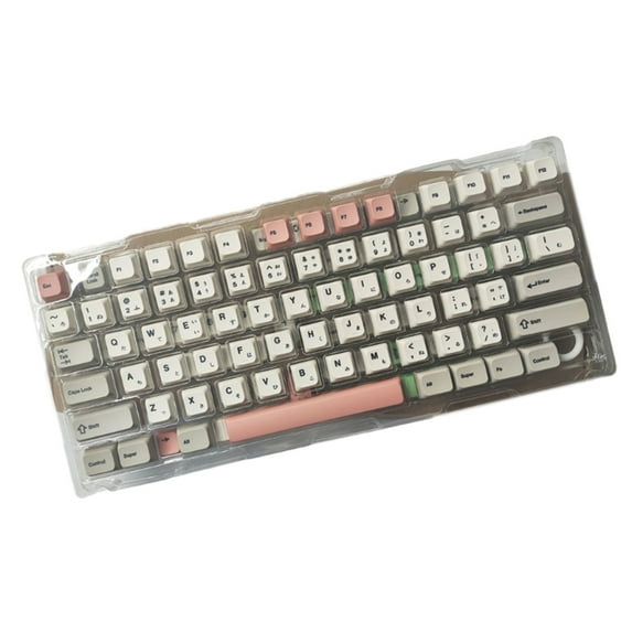 138Key 9009 Retro Themed Keycap XDA Profile PBT Dye Sublimation Keycap Set for Customs Mechanical Keyboards