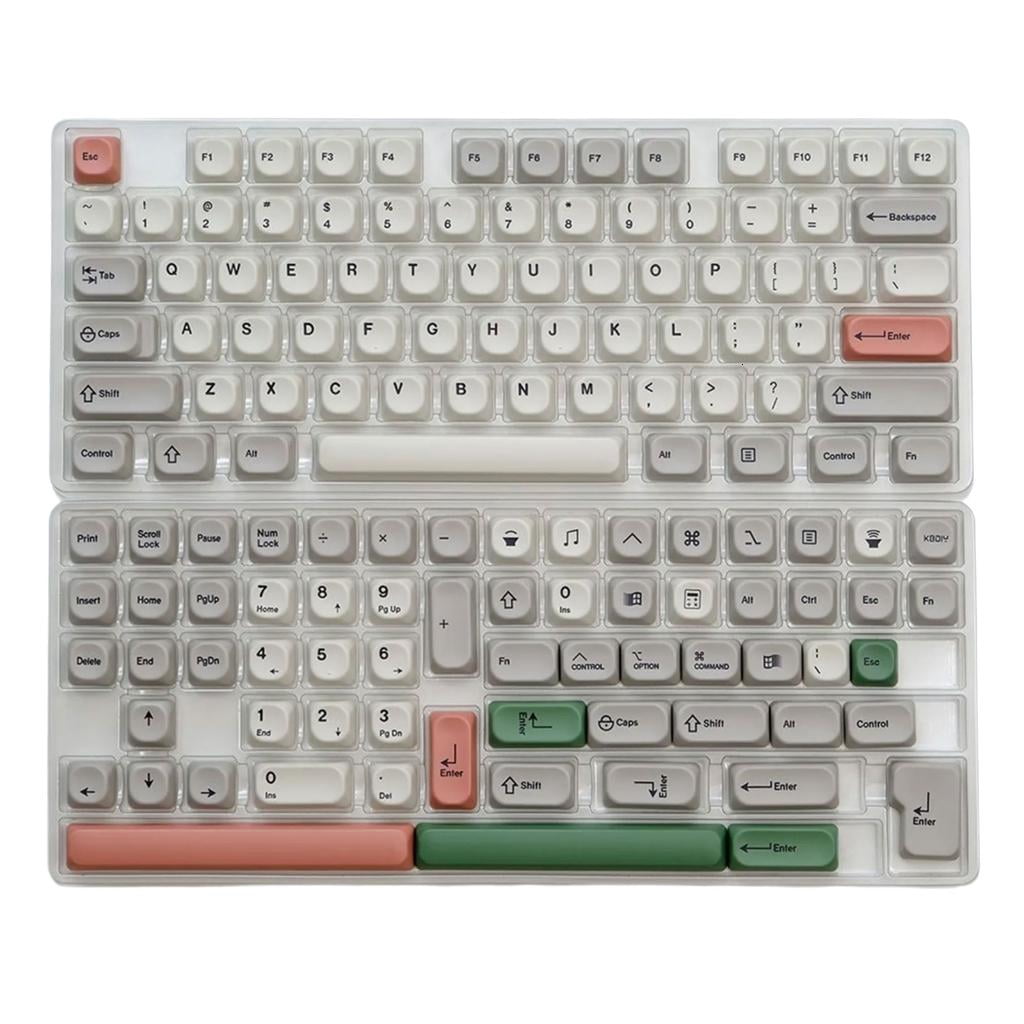 139 Key MOA Retro Keycap Set Retro 9009 Theme for Mechanical Keyboard Keycaps