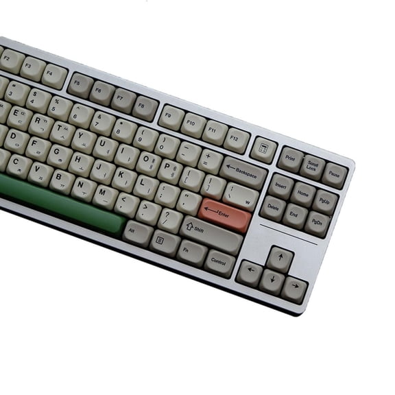 139 Keycaps English/Korean for Mechanical Keyboards with Retro 9009 Designing Enhances Backlight Visibilities