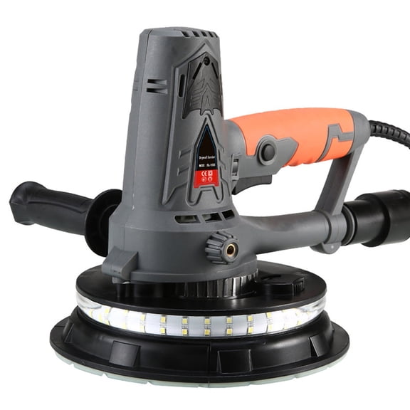 1390W Electric Wall Grinding Machine Drywall Sander Household Decoration with LED Lighting Strips Speed Adjustable ,Easy to Operate