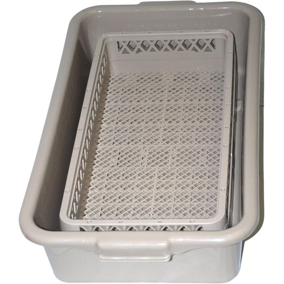 1393 Open Half Rack Silverware Soak Rack with Half Tub