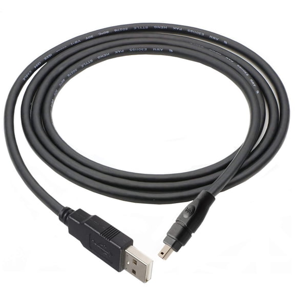 1394 4Pin Male to USB 2.0 Male Data Transfer Cord 400Mbps Speed Converter Cable Wire for DCR-TRV75E