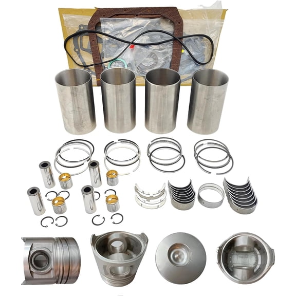 13B Engine Overhaul Rebuild Kit (No valve set) Compatible for Toyota Dyna 3B 13B 13BT Dyna 200 Coaster 1984-1988 Landcruiser Pickup 3.4L Engine
