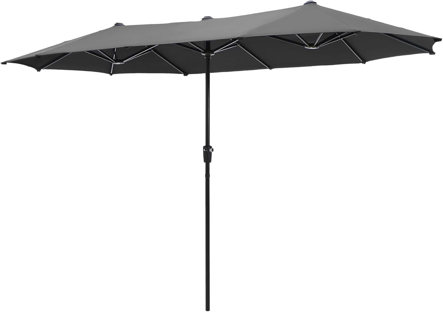 13FT DoubleSided Outdoor Patio Umbrella Large Rectangular Market Table