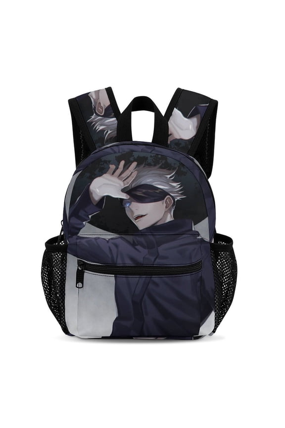 13In Jujuts-u Anime Kaise Backpack Front Pocket Small Knapsack Daypack Lightweight Bookbag