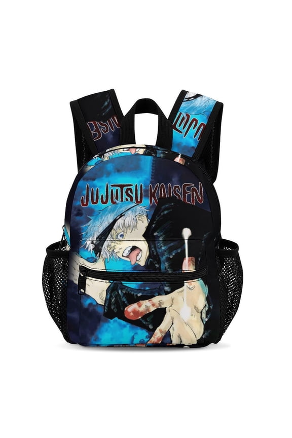 13In Jujuts-u Anime Kaise Backpack Front Pocket Small Knapsack Daypack Lightweight Bookbag