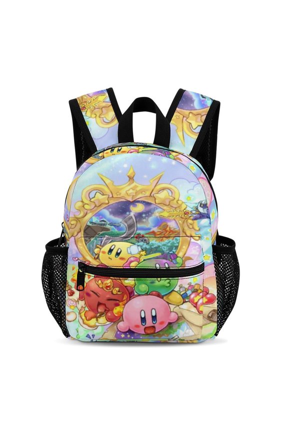 13In KKir-,byy Backpack Front Pocket Small Knapsack Cartoon Daypack Lightweight Bookbag