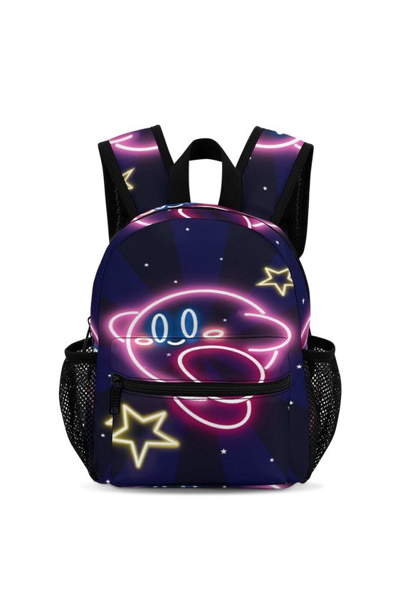 13In KKir-,byy Backpack Front Pocket Small Knapsack Cartoon Daypack Lightweight Bookbag