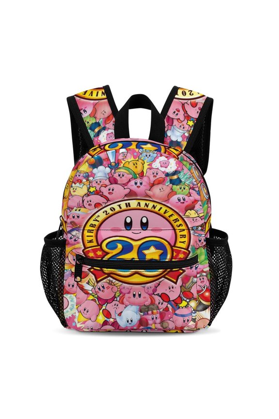 13In KKir-,byy Backpack Front Pocket Small Knapsack Cartoon Daypack Lightweight Bookbag