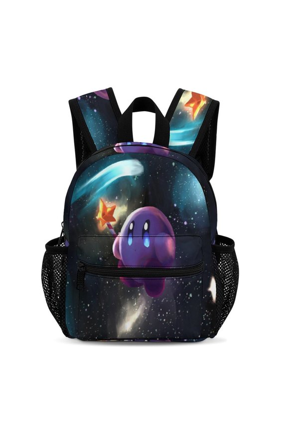 13In KKir-,byy Backpack Front Pocket Small Knapsack Cartoon Daypack Lightweight Bookbag