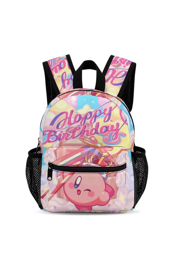 13In KKir-,byy Backpack Front Pocket Small Knapsack Cartoon Daypack Lightweight Bookbag