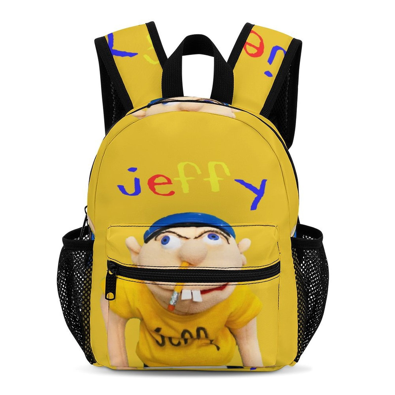 13In Sml Cartoon Jef-,fy Backpack Front Pocket Small Knapsack Cartoon ...