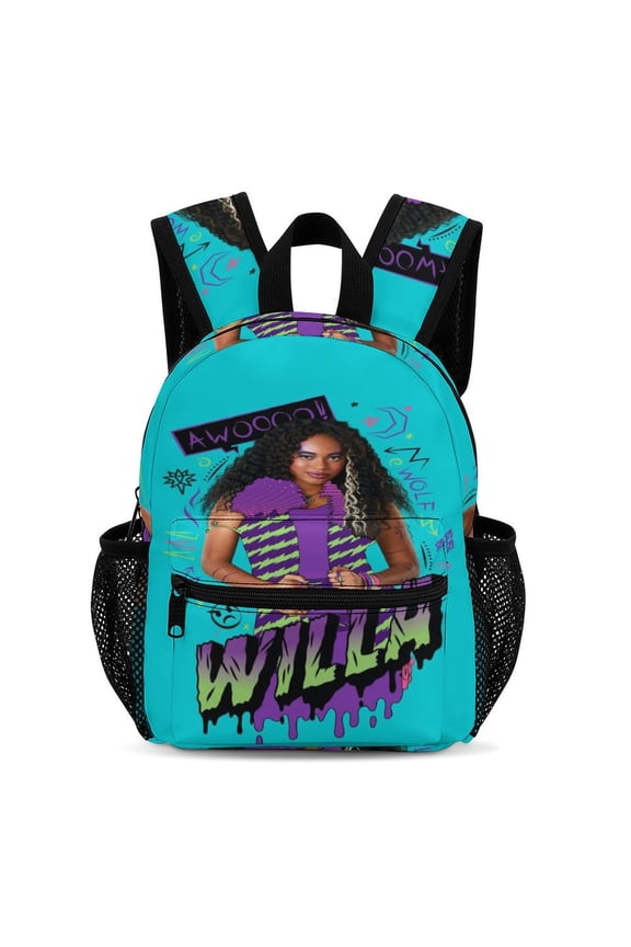 13In Zombio Character Backpack Front Pocket Small Knapsack Cartoon Daypack Lightweight Bookbag