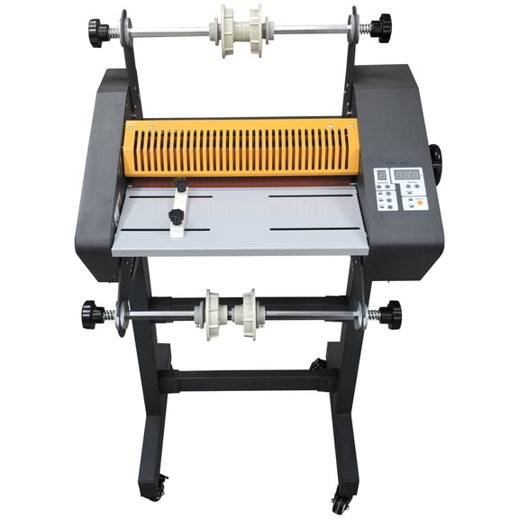 13Inch Electric Double Side Thermal Cold Laminator Multifunctional Laminating Machine With Support Stand