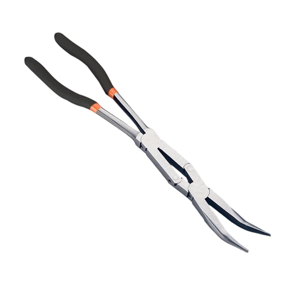 13Inch Extended Double Jointed Repair Pliers for Precise Operations in Confined Space Ideal for Automotive Mechanics and Home Craft Projects