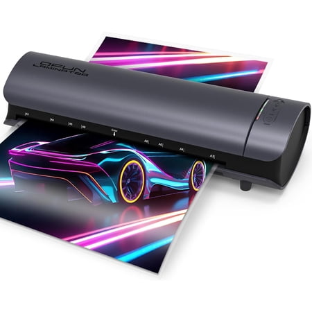 Cold Hot Lamination Machine 60S Warm-Up Jam-Free Laminate Machine, A3/A4/A5/A6 Laminating Machine for Home Office School Use