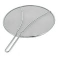 thumbnail image 1 of 13Inch Stainless Steel Fine Mesh Splatter Screen with Resting Feet Kitchen Oil Spill Prevention Net Cover, 1 of 5