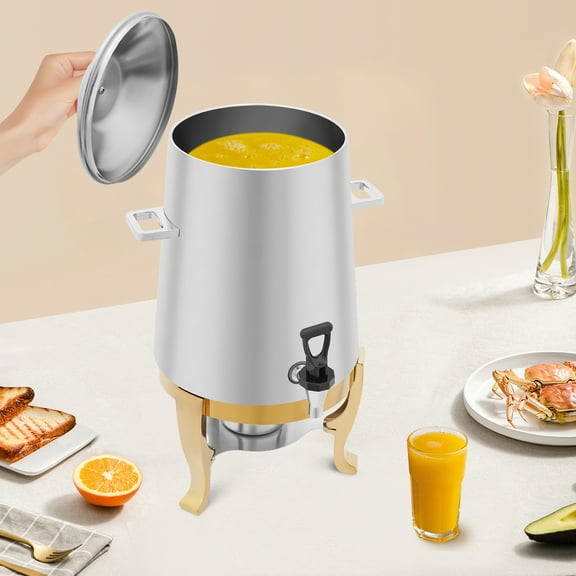 13L Beverage Dispenser for Coffee Tea Hot Water, Hot Drink Dispenser, Coffee Dispenser with Fuel Holder