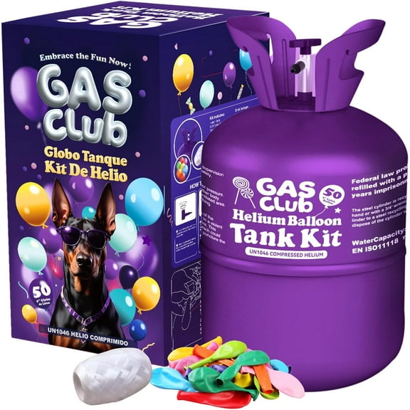 13L Helium Tank for Balloons At Home Up To 50 Latex Balloons Helium Balloon tank